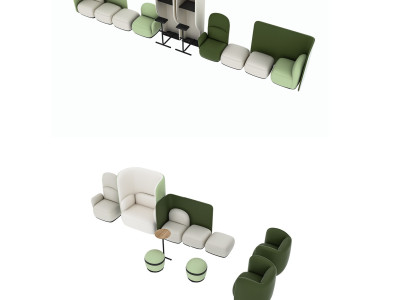 Armchair Waiting Room Set Seat Upholstery Suite Law Firm Practice Hotel Office Office